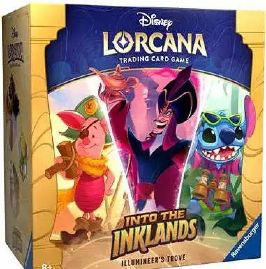 All Brands Ravensburger | Disney Lorcana Trading Card Game Into The Inklands Illumineer'S Trove Collector Box (Pre-Order Ships February)