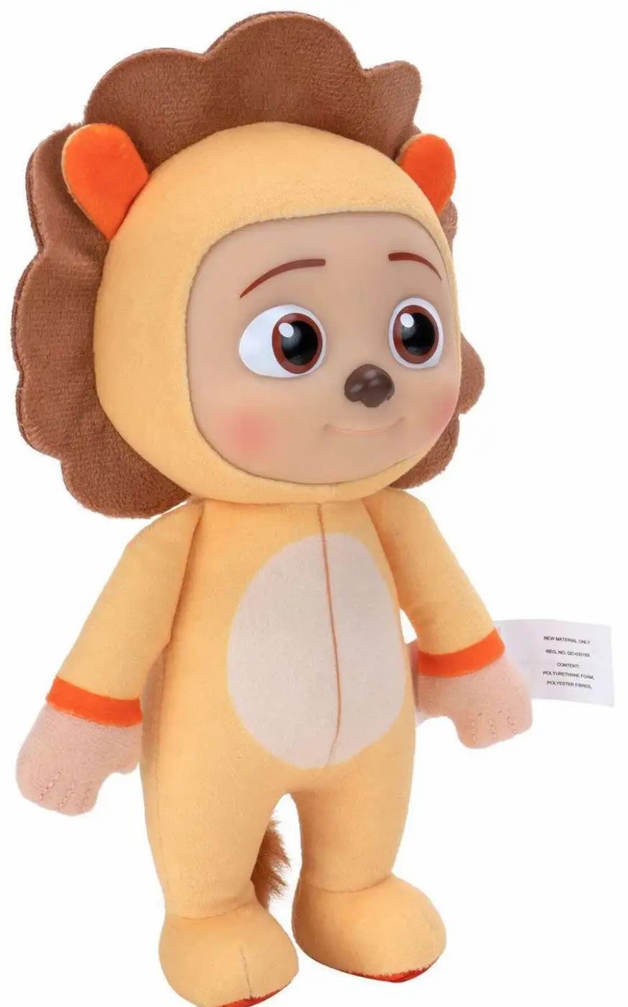 All Brands Jazwares | Cocomelon Jj Lion 8-Inch Doll Plush