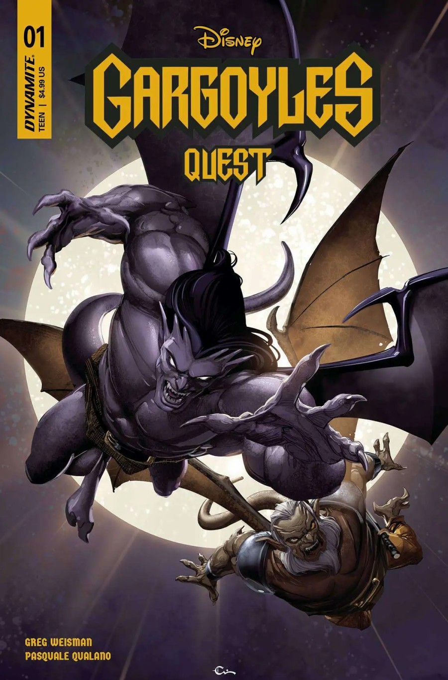 All Brands Dynamite Entertainment | Dynamite Entertainment Gargoyles: Quest #1 Comic Book [Crain Cover A] (Pre-Order Ships February)