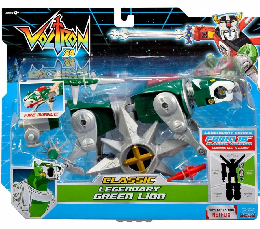 All Brands Playmates | Voltron 84 Classic Legendary Green Lion Combinable Action Figure