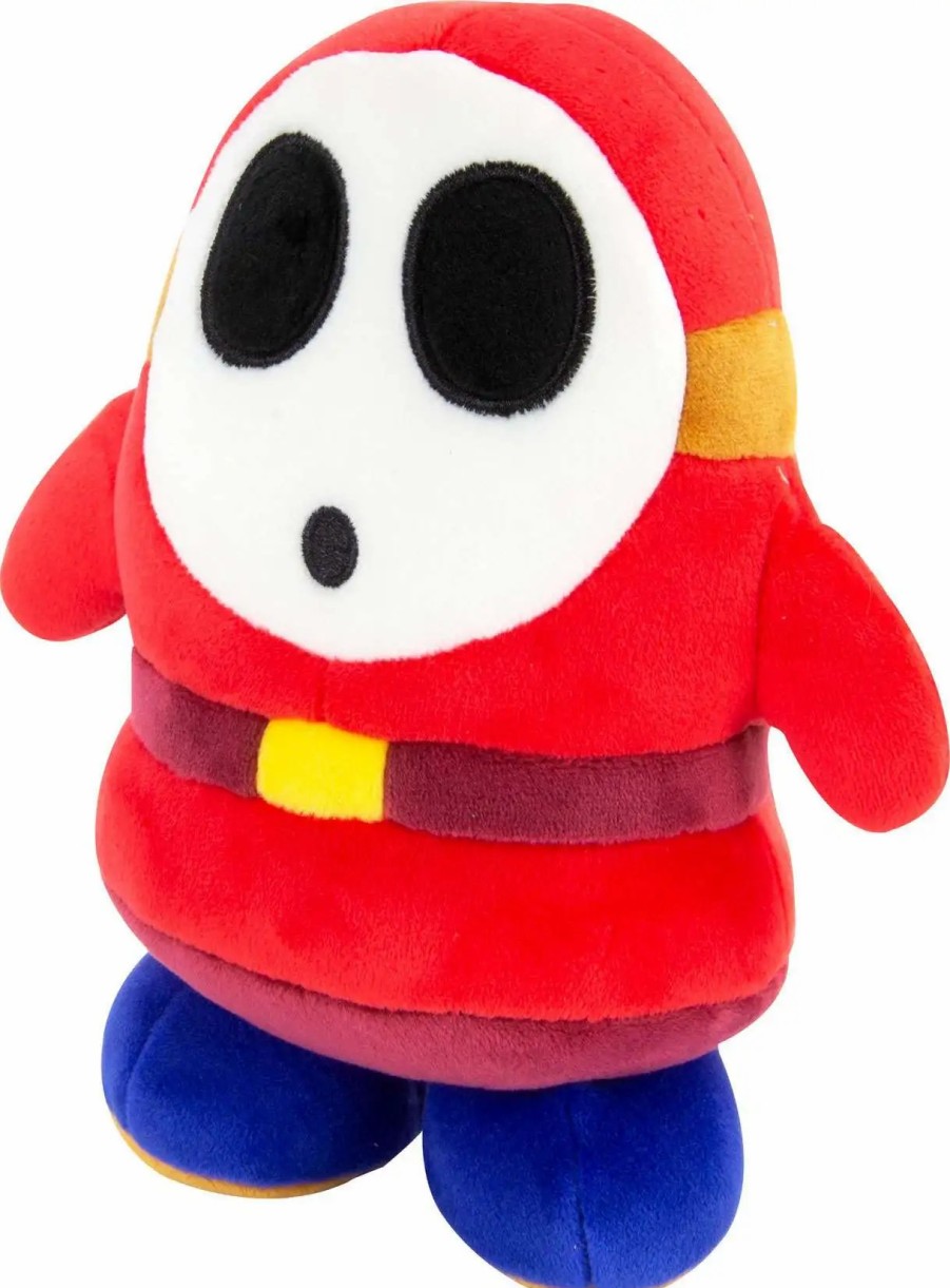 All Brands Tomy | Super Mario Bros. Club Mocchi-Mocchi Shy Guy 6-Inch Plush (Pre-Order Ships March)