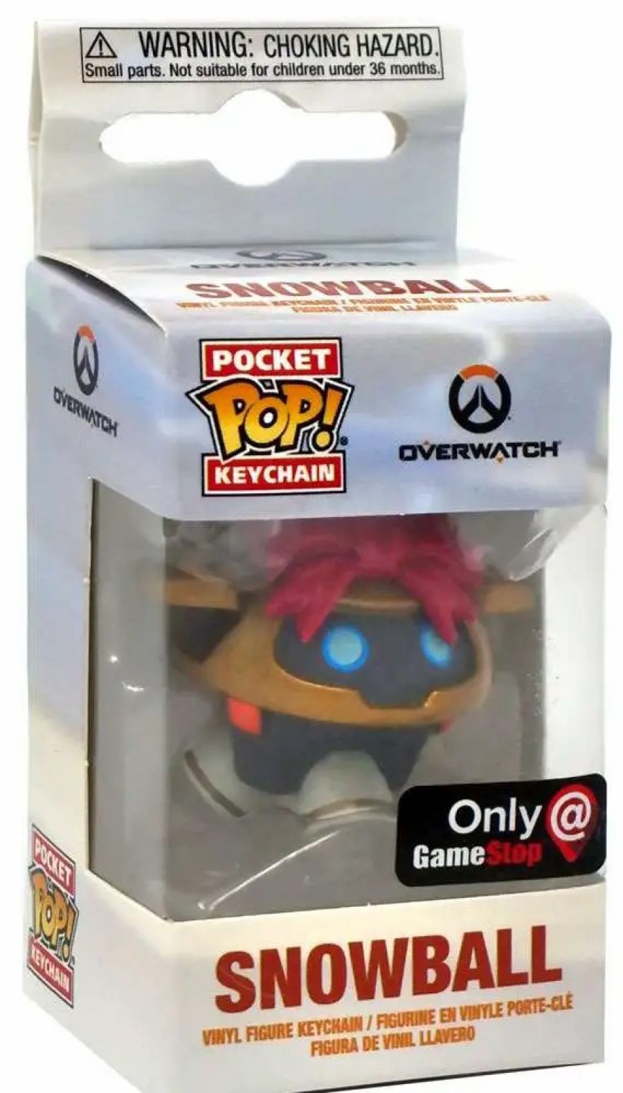 All Brands Funko | Funko Blizzard Overwatch Pocket Pop! Snowball Exclusive Keychain [Winter Wonderland]