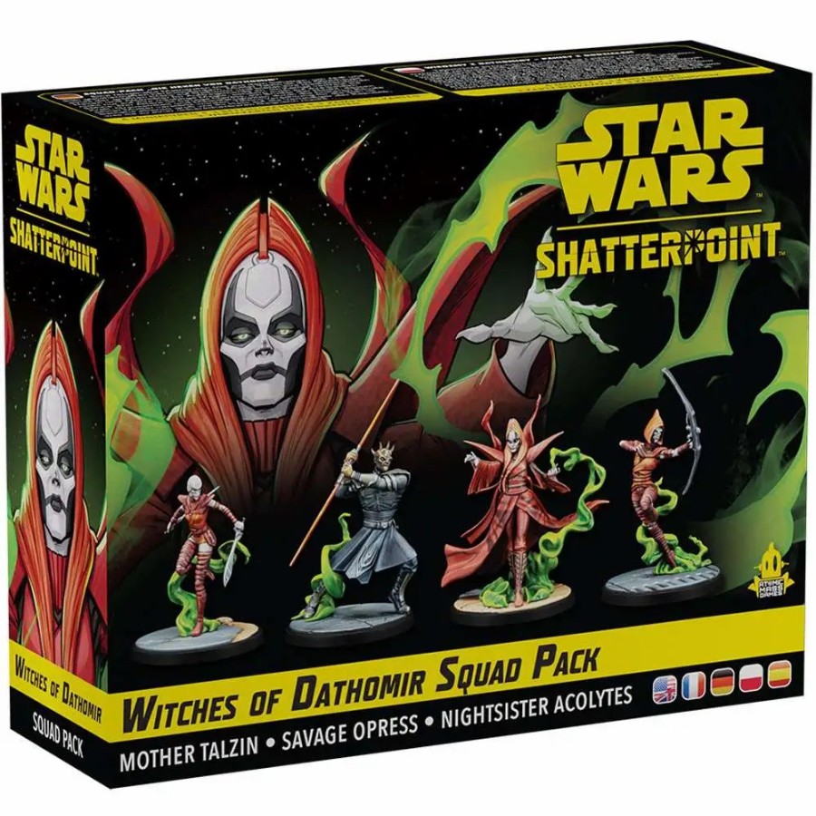 All Brands Atomic Mass Games | Star Wars Shatterpoint Witches Of Dathomir Squad Pack Miniatures