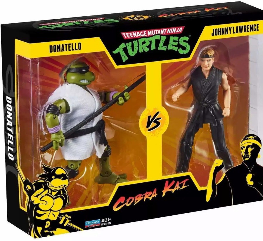 All Brands Playmates | Teenage Mutant Ninja Turtles Vs Cobra Kai Donatello Vs. Johnny Lawrence Action Figure 2-Pack