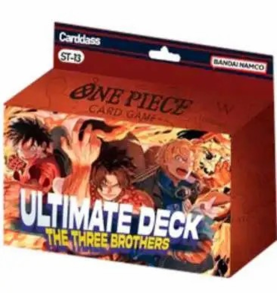 All Brands Bandai | One Piece Trading Card Game The Three Brothers Ultra (Ultimate) Starter Deck St-13 [English, 51 Cards & Bonus Pack Of 3 Cards] (Pre-Order Ships April)