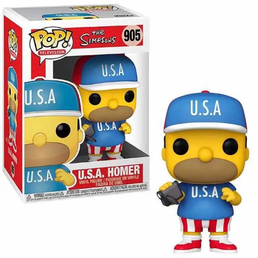 All Brands Funko | Funko The Simpsons Pop! Television Usa Homer Vinyl Figure #900