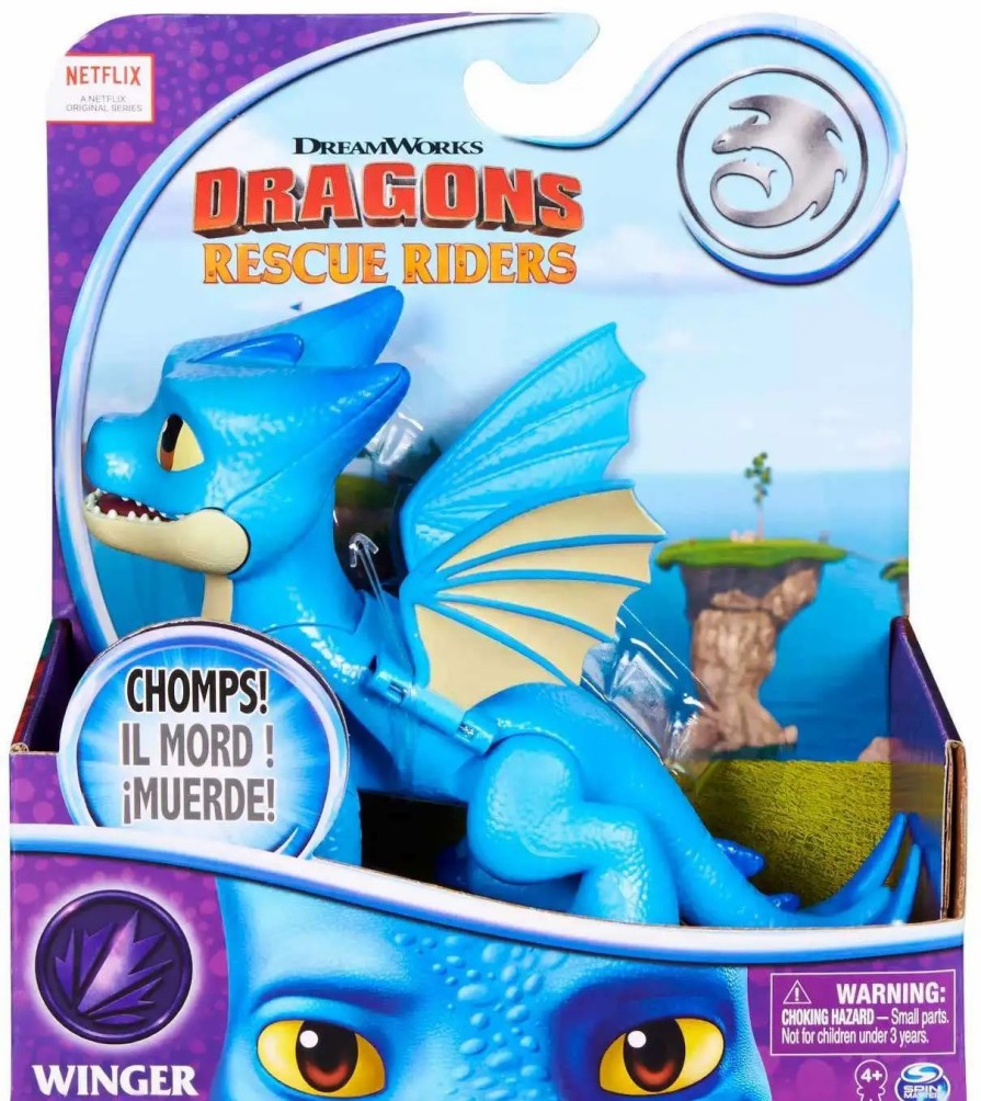 All Brands Spin Master | How To Train Your Dragon Rescue Riders Basic Dragons Winger Figure