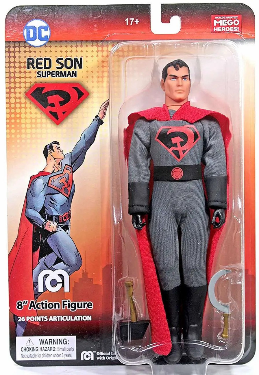 All Brands Mego Corp | Dc Red Son Superman Exclusive Action Figure