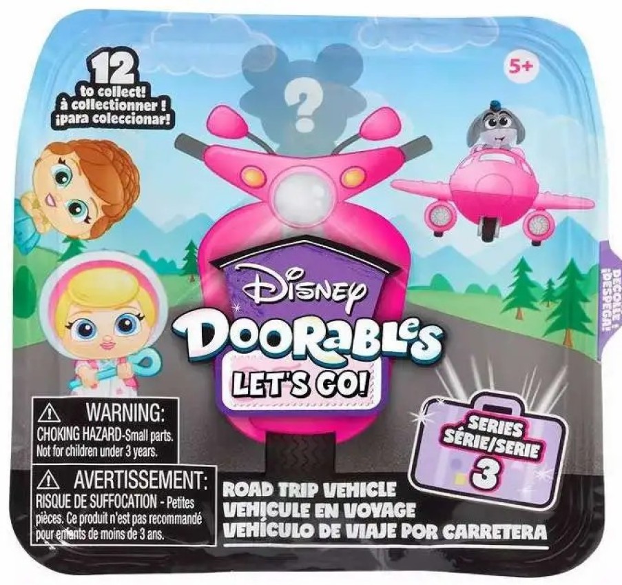 All Brands Moose Toys | Disney Doorables Let'S Go Series 3 Road Trip Vehicle Mystery Pack