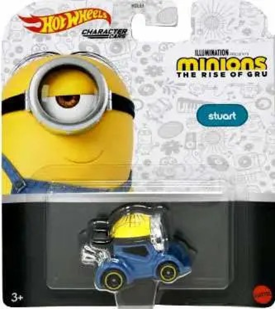 All Brands Mattel Toys | Hot Wheels Minions Rise Of Gru Character Cars Stuart Diecast Car