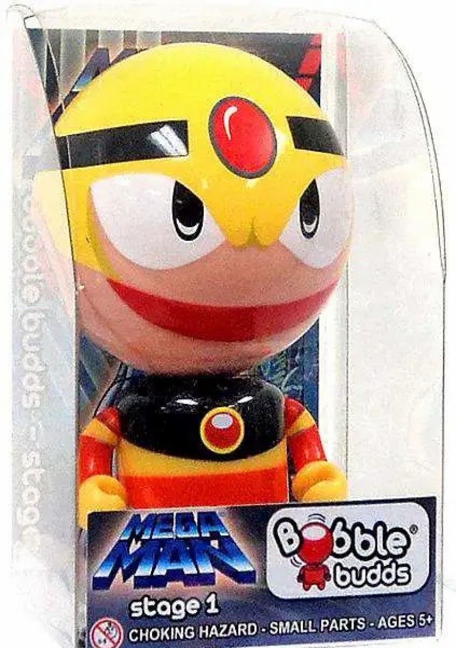 All Brands Sota Toys | Mega Man Bobble Budds Stage 1 Guts Man 3.5-Inch Bobble Head