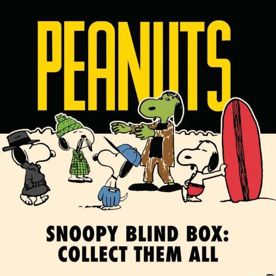 All Brands Super7 | Peanuts Reaction Snoopy Mystery Pack [1 Random Action Figure] (Pre-Order Ships March)