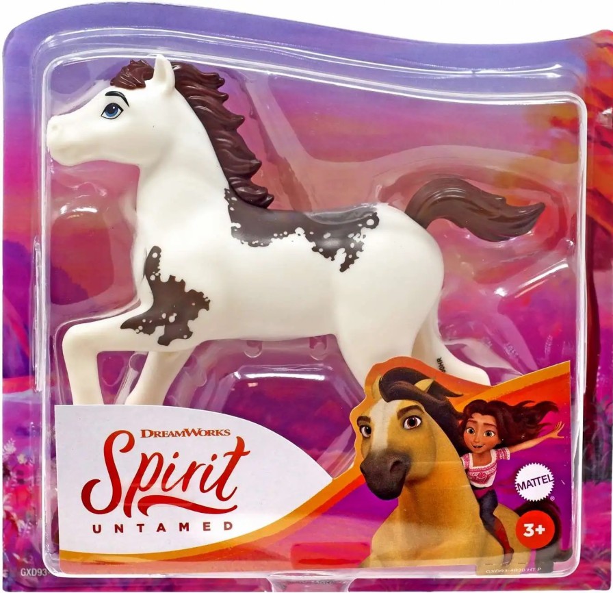 All Brands Mattel | Spirit Untamed Herd Horse White & Brown 5-Inch Figure