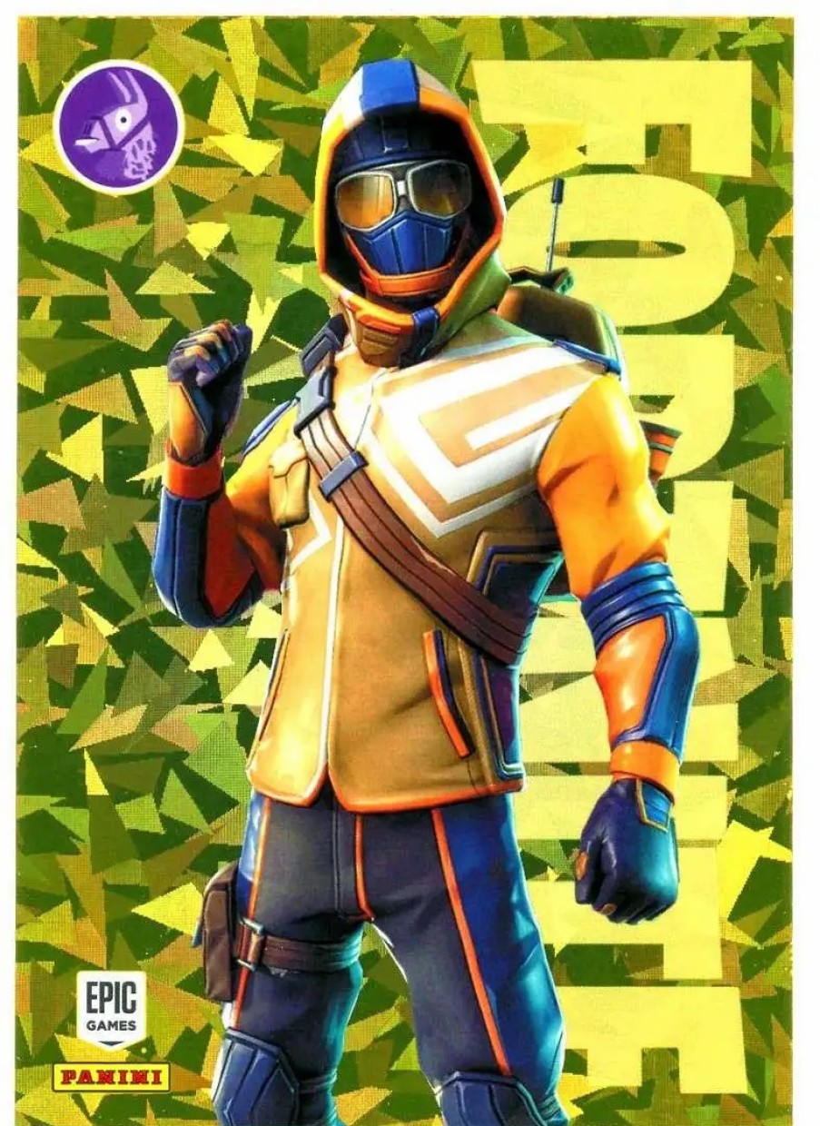 All Brands Panini | Fortnite 2021 Series 3 Cracked Ice Summit Striker #191 [Epic Outfit]