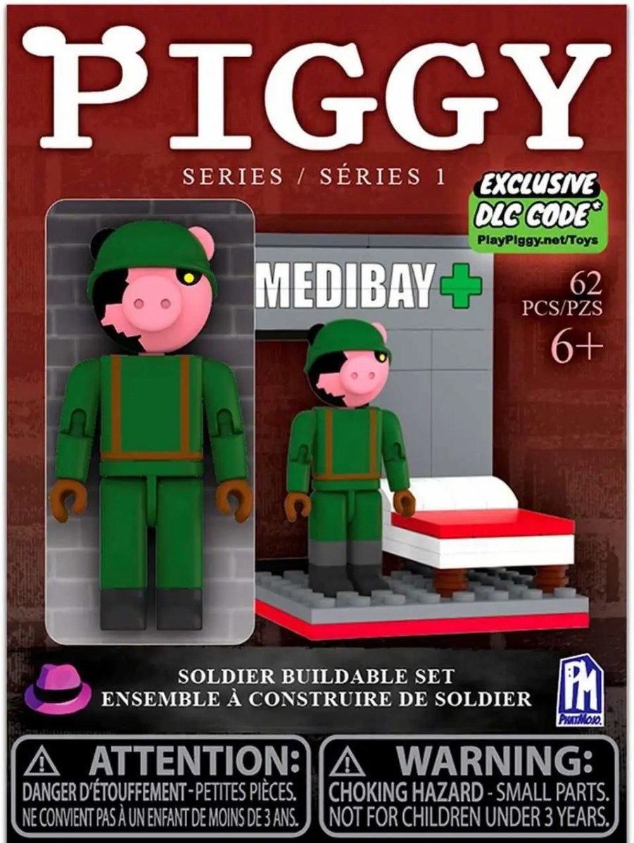 All Brands Phat Mojo | Piggy Series 1 Soldier Buildable Set [Exclusive Dlc Code]