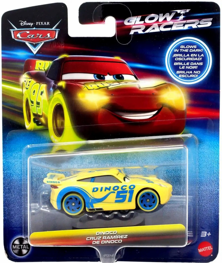 All Brands Mattel Toys | Disney / Pixar Cars Glow Racers Dinoco Cruz Ramirez Diecast Car