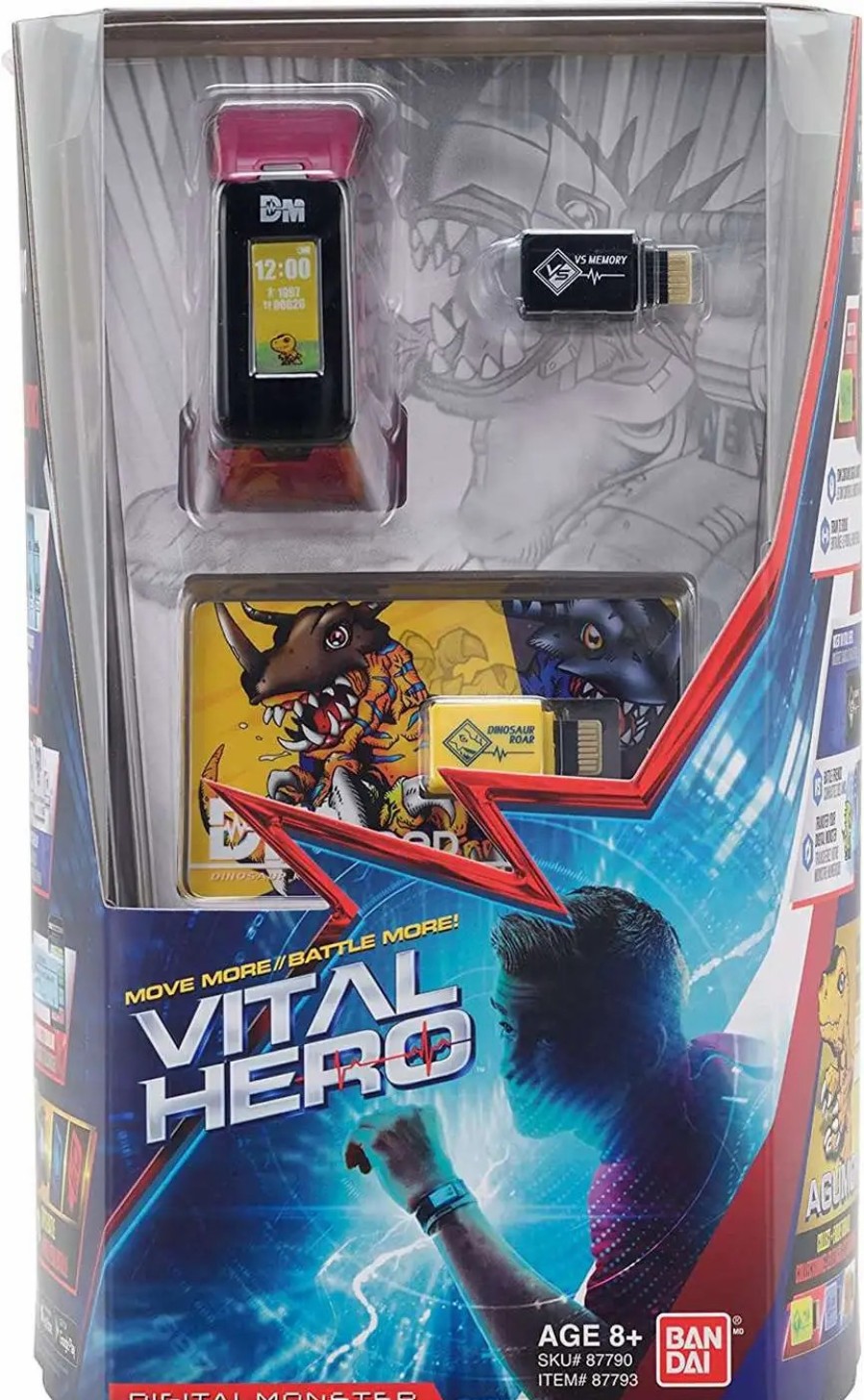 All Brands Bandai America | Digimon Vital Hero Red Vital Bracelet [Dinosaur Roar]