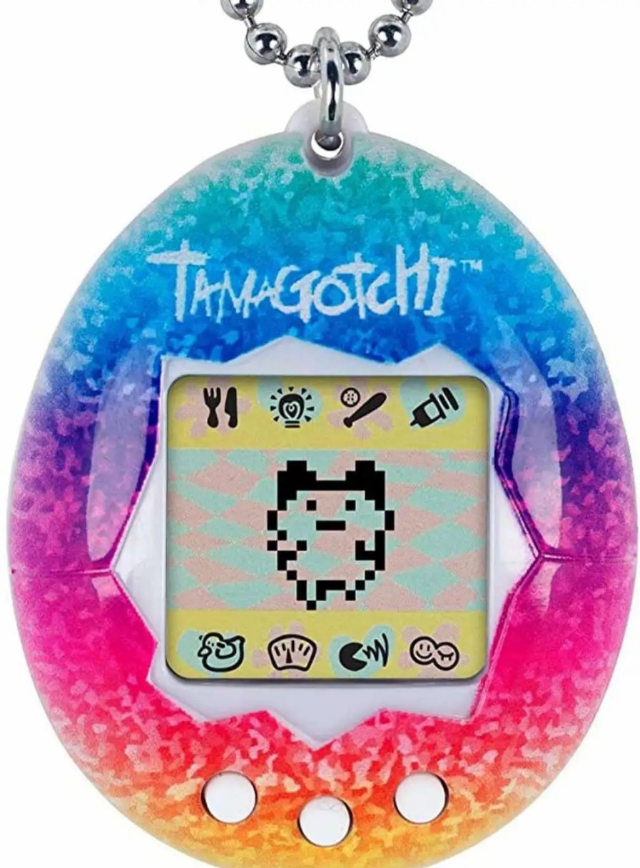 All Brands Bandai America | Tamagotchi The Original Gen 1 Original Rainbow 1.5-Inch Virtual Pet Toy