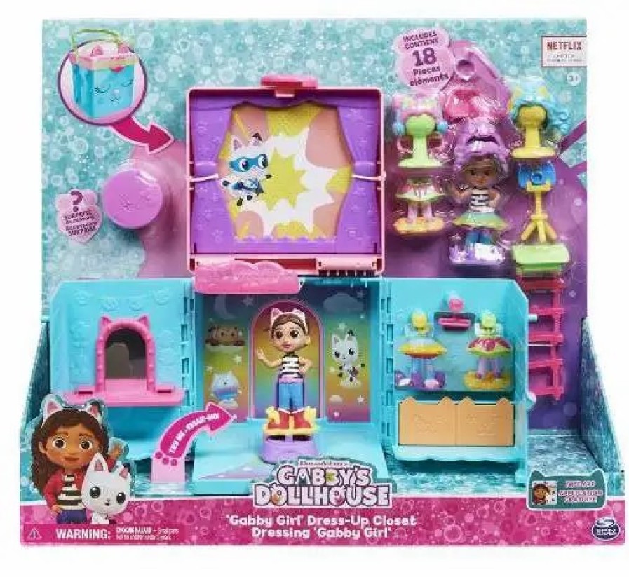 All Brands Spin Master | Gabby'S Dollhouse Rainbow Closet Playset (Pre-Order Ships February)