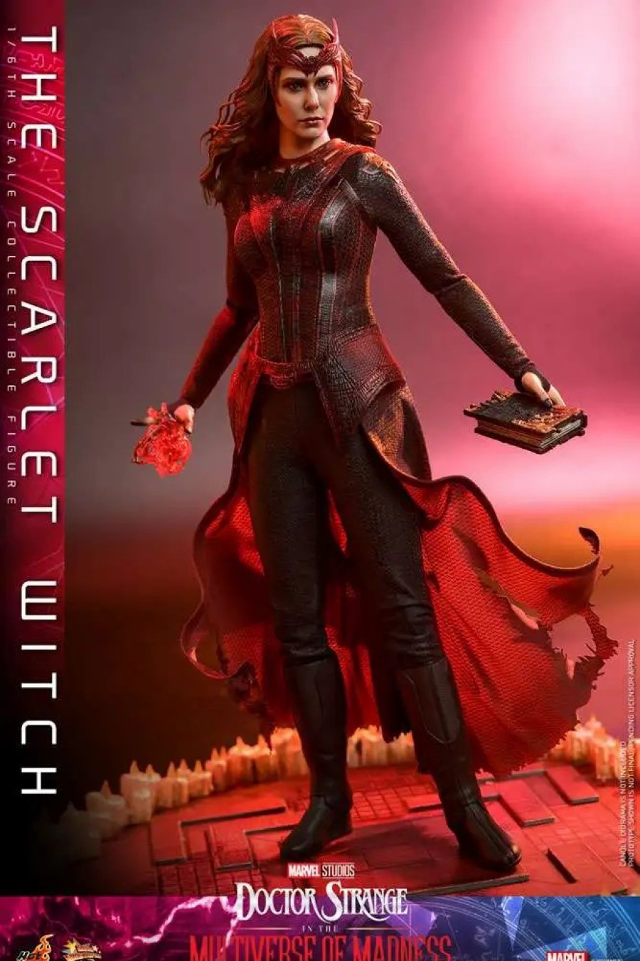 All Brands Hot Toys | Marvel Doctor Strange In The Multiverse Of Madness Movie Masterpiece Scarlet Witch Collectible Figure Mms652 [Regular Version, Multiverse Of Madness] (Pre-Order Ships February 2024)