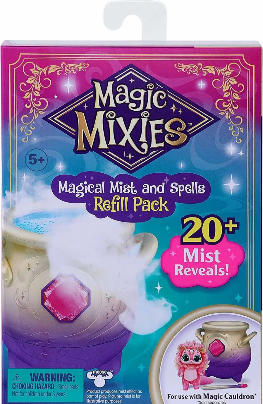 All Brands Moose Toys | Magic Mixies Magical Mist & Spells Refill Pack [20+ Mist Reveals]