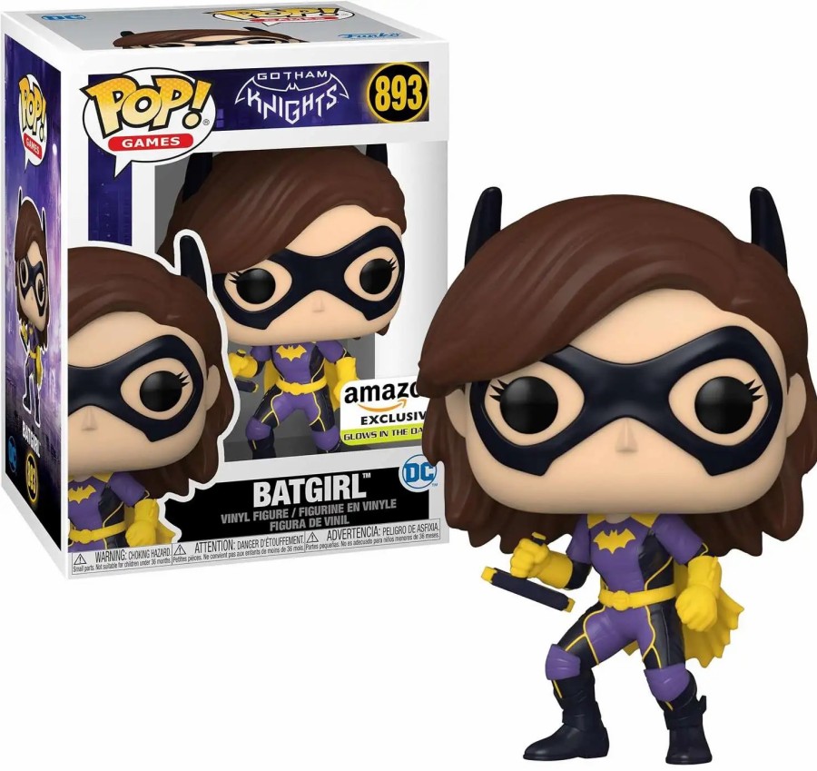 All Brands Funko | Funko Dc Gotham Knights Pop! Games Batgirl Vinyl Figure #893 [Glow-In-The-Dark]