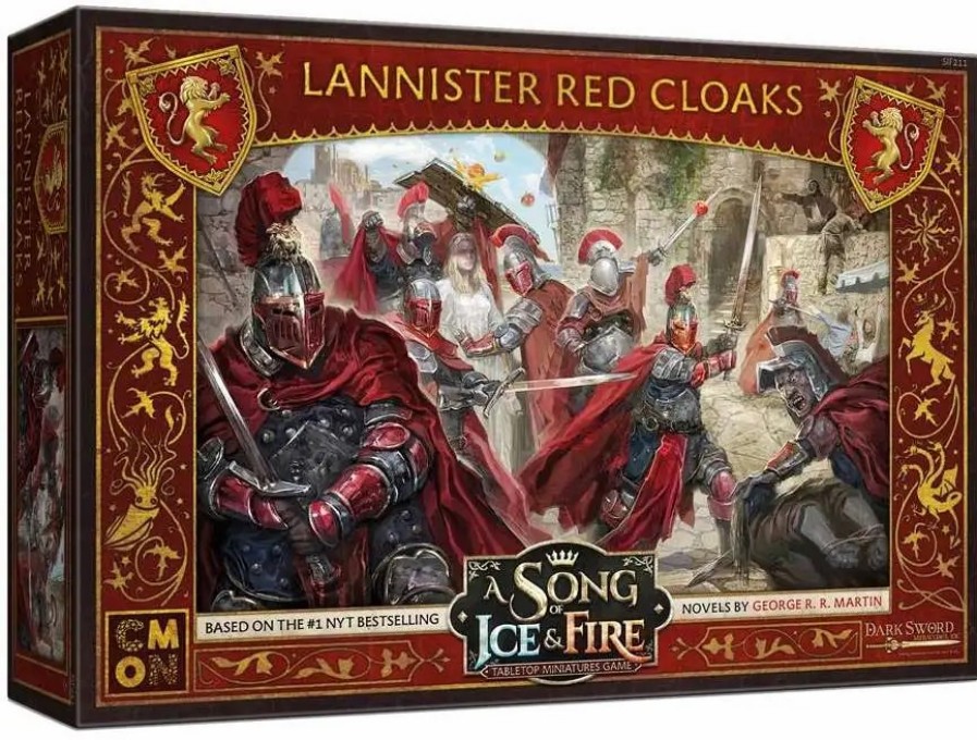 All Brands CMON | A Song Of Ice & Fire Lannister Red Cloaks Unit Box