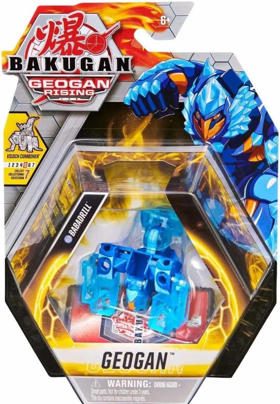 All Brands Spin Master | Bakugan Geogan Rising Babadrill Single Figure & Trading Card