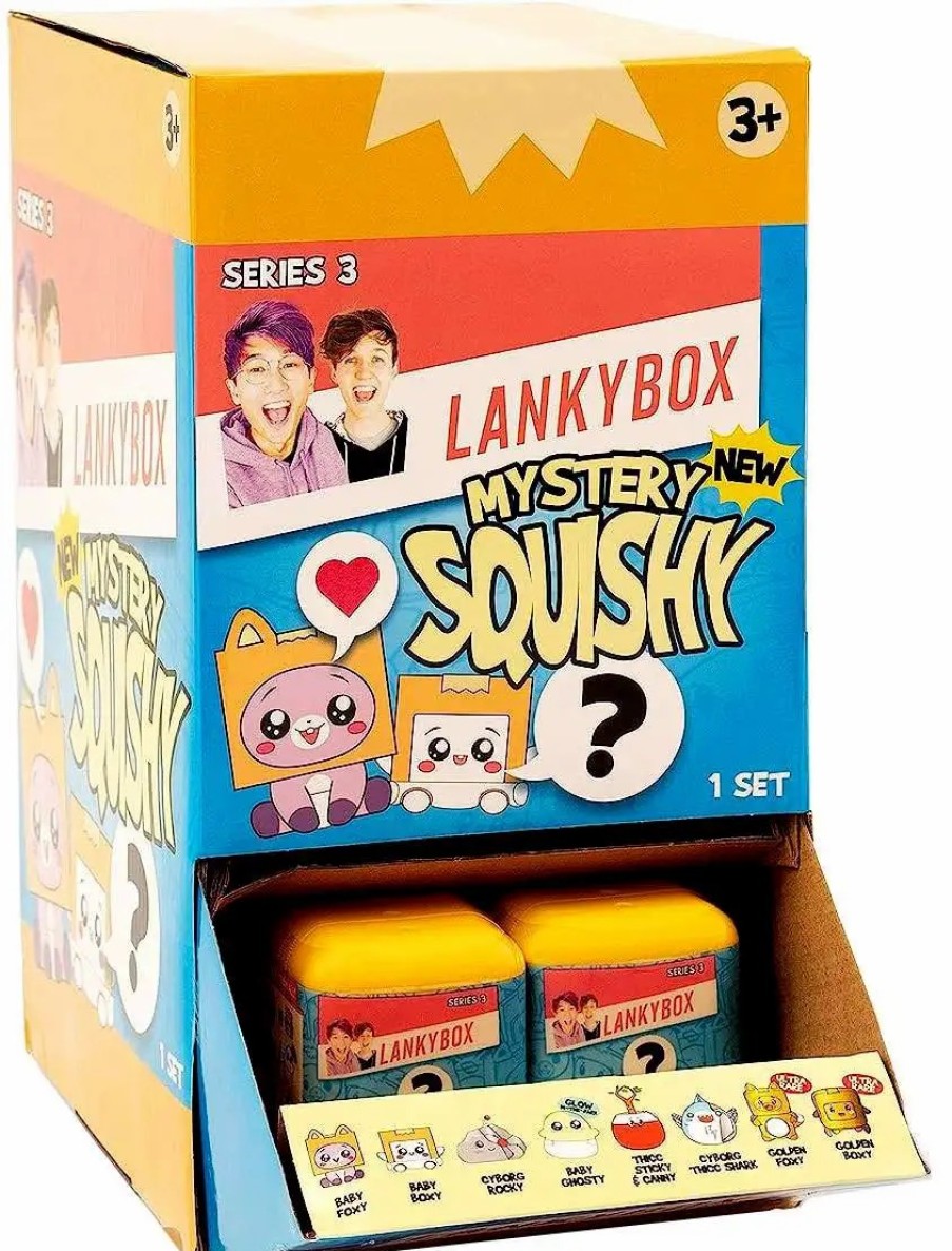 All Brands Bonkers Toy Co. | Lankybox Series 3 Squishy Mystery Box [24 Packs]