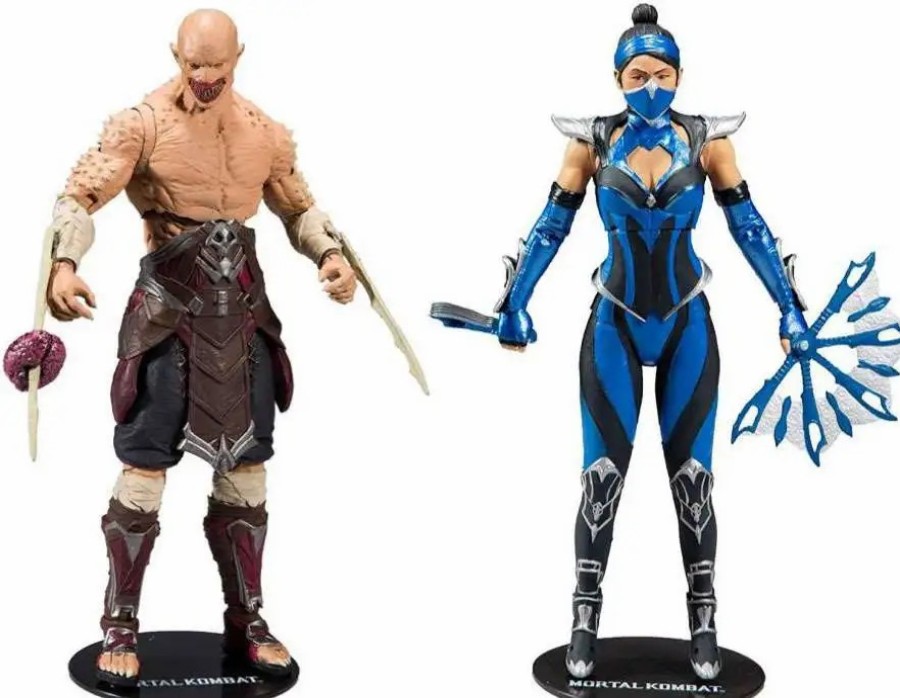 All Brands McFarlane Toys | Mcfarlane Toys Mortal Kombat 11 Series 3 Baraka & Kitana Set Of 2 Action Figures