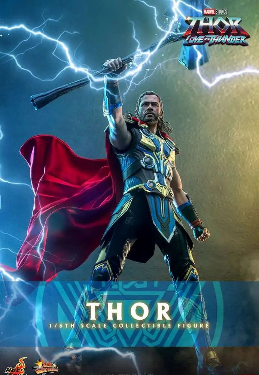 All Brands Hot Toys | Marvel Thor: Love & Thunder Thor Collectible Figure [Regular Version] (Pre-Order Ships February)