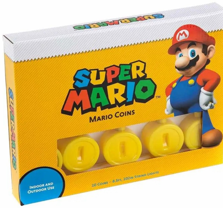 All Brands HALO Branded Solutions | Super Mario Mario Coins String Lights [8Ft]