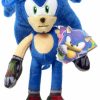 All Brands PMI | Sonic The Hedgehog Prime Clip On Sonic 6.5-Inch Plush [Green Gloves & Boots]