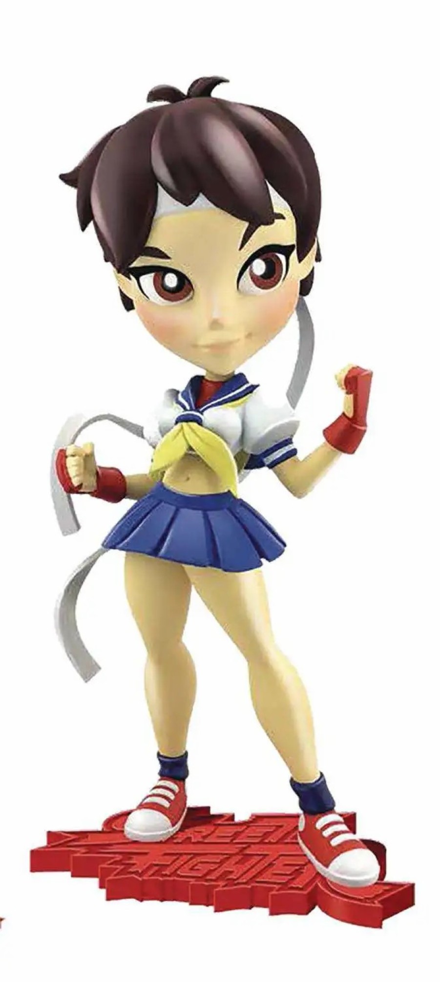 All Brands Cryptozoic Entertainment | Street Fighter Knockouts Series 1 Sakura 7-Inch Vinyl Figure