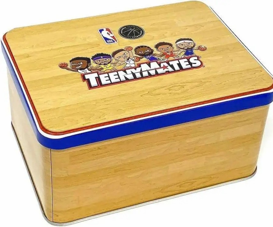 All Brands Party Animal Toys | Nba Teenymates Basketball Series 8 Empty Collector Tin