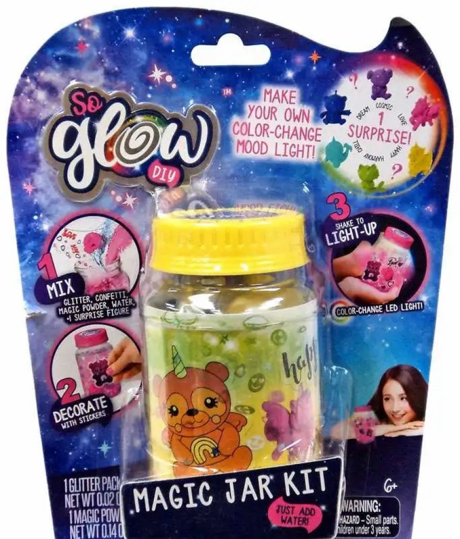 All Brands Canal Toys | So Glow Diy Mini Magic Jar Happy Kit [Yellow]