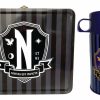 All Brands Surreal Entertainment | Addams Family Wednesday Nevermore Academy Exclusive Lunch Box With Thermos