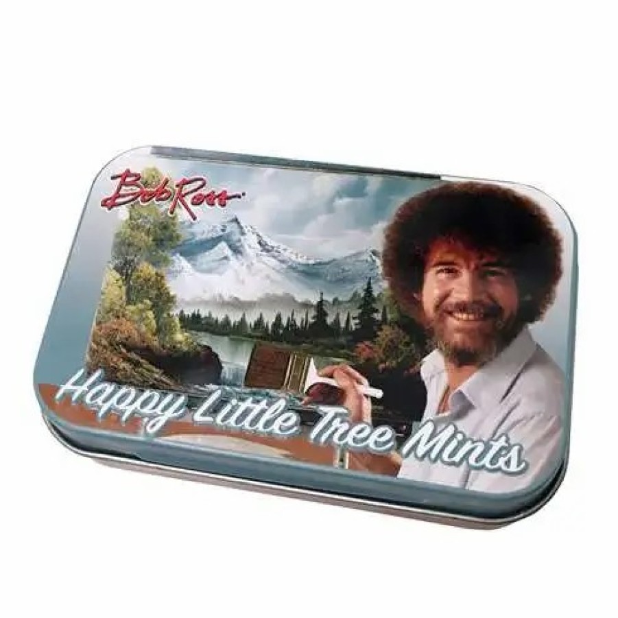 All Brands Boston America | Bob Ross Happy Little Tree Mints Candy Tin