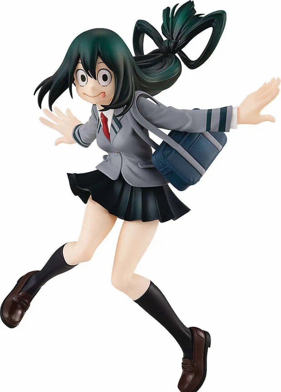 All Brands Good Smile Company | My Hero Academia Pop Up Parade! Tsuyu Asui 7 Collectible Pvc Figure [School Uniform]