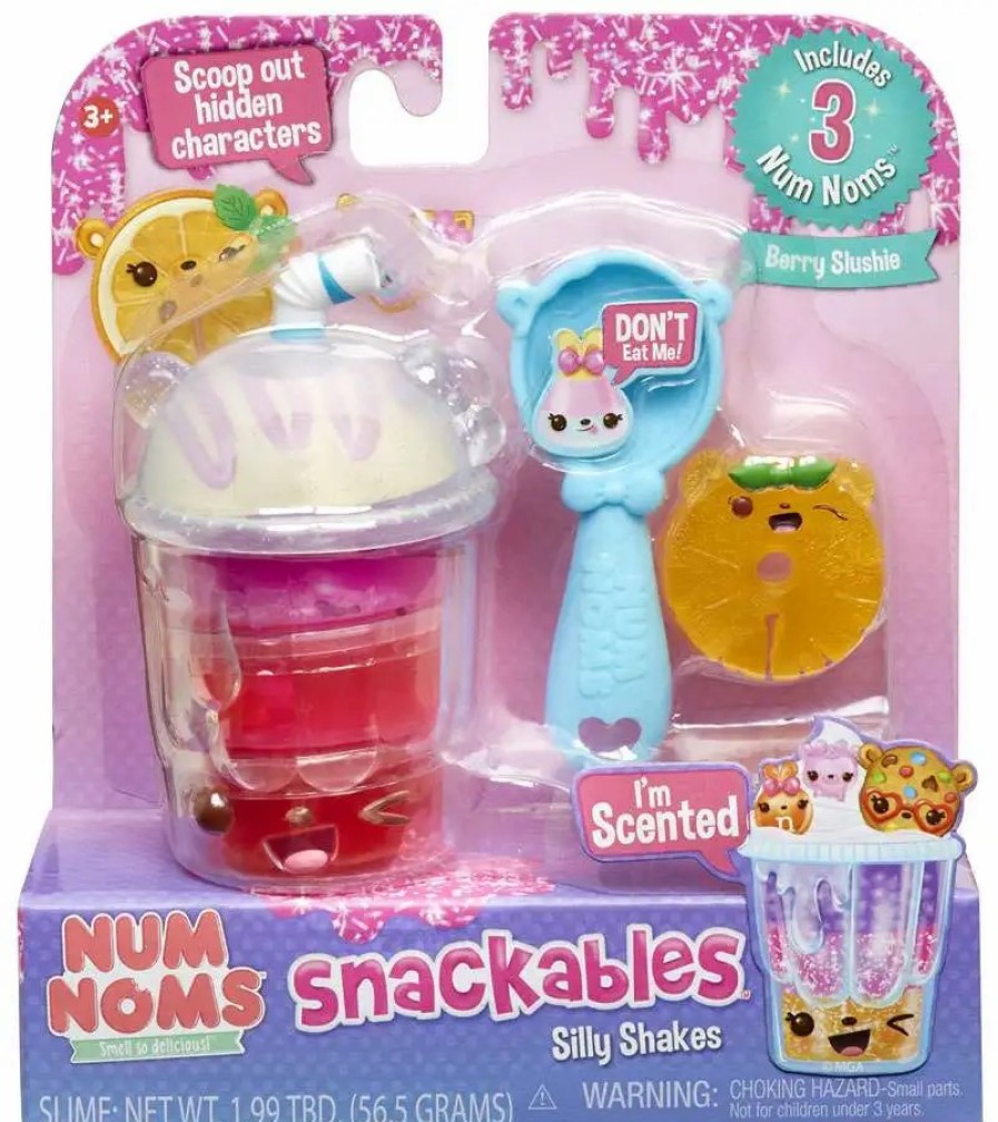 All Brands MGA Entertainment | Num Noms Snackables Silly Shakes Berry Slushie Scented Pack