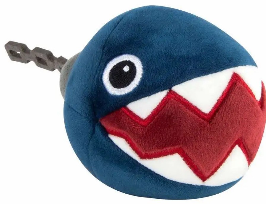 All Brands Tomy | Nintendo Super Mario Mocchi Mocchi Chain Chomp Junior 5-Inch Plush