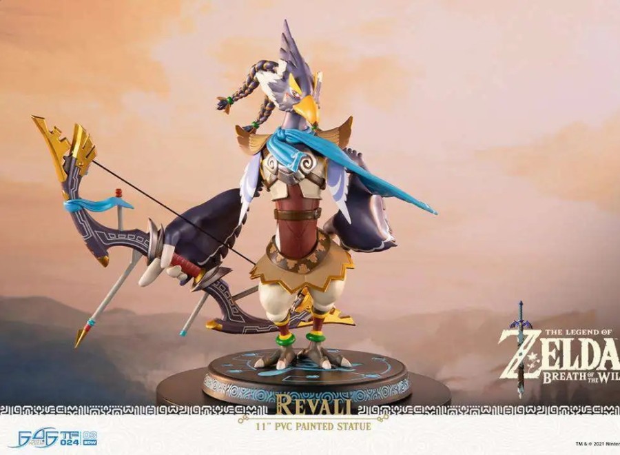 All Brands First 4 Figures | Legend Of Zelda Breath Of The Wild Revali 10-Inch Collectible Pvc Statue [Standard Edition]