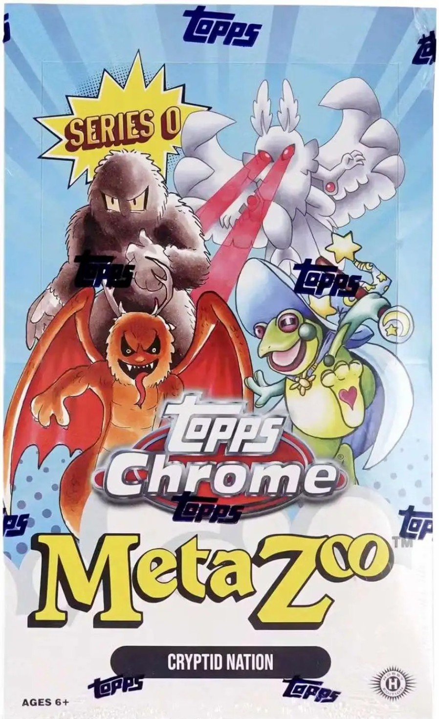 All Brands Topps | Metazoo Trading Card Game Chrome Series 0 Cryptid Nation Trading Card Hobby Box [20 Packs]