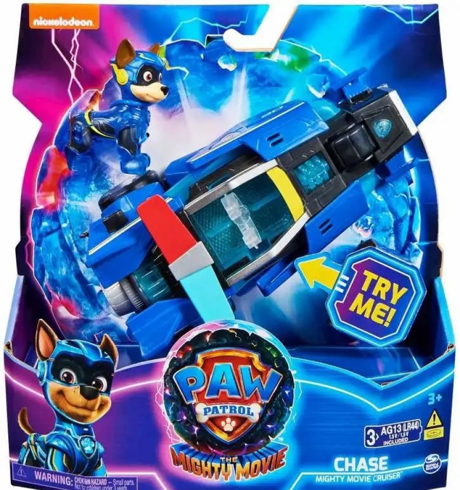 All Brands Spin Master | Paw Patrol The Mighty Movie Chase Cruiser Feature Vehicle