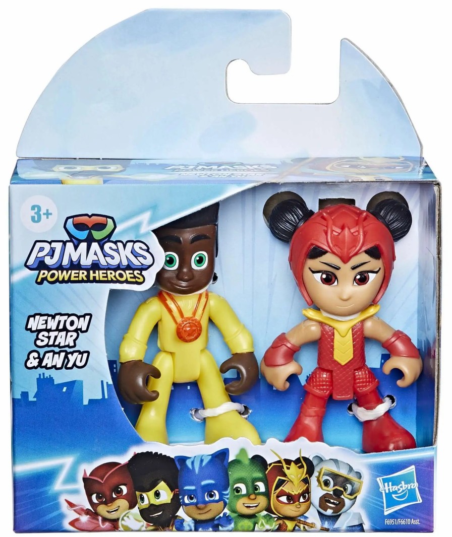 All Brands Hasbro | Disney Junior Pj Masks Newton Star & An Yu 2.5-Inch Mini Figure 2-Pack