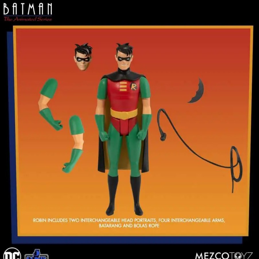 All Brands Mezco Toyz | Dc 5 Points Robin Action Figure [Batman: The Animated Series] (Pre-Order Ships July)