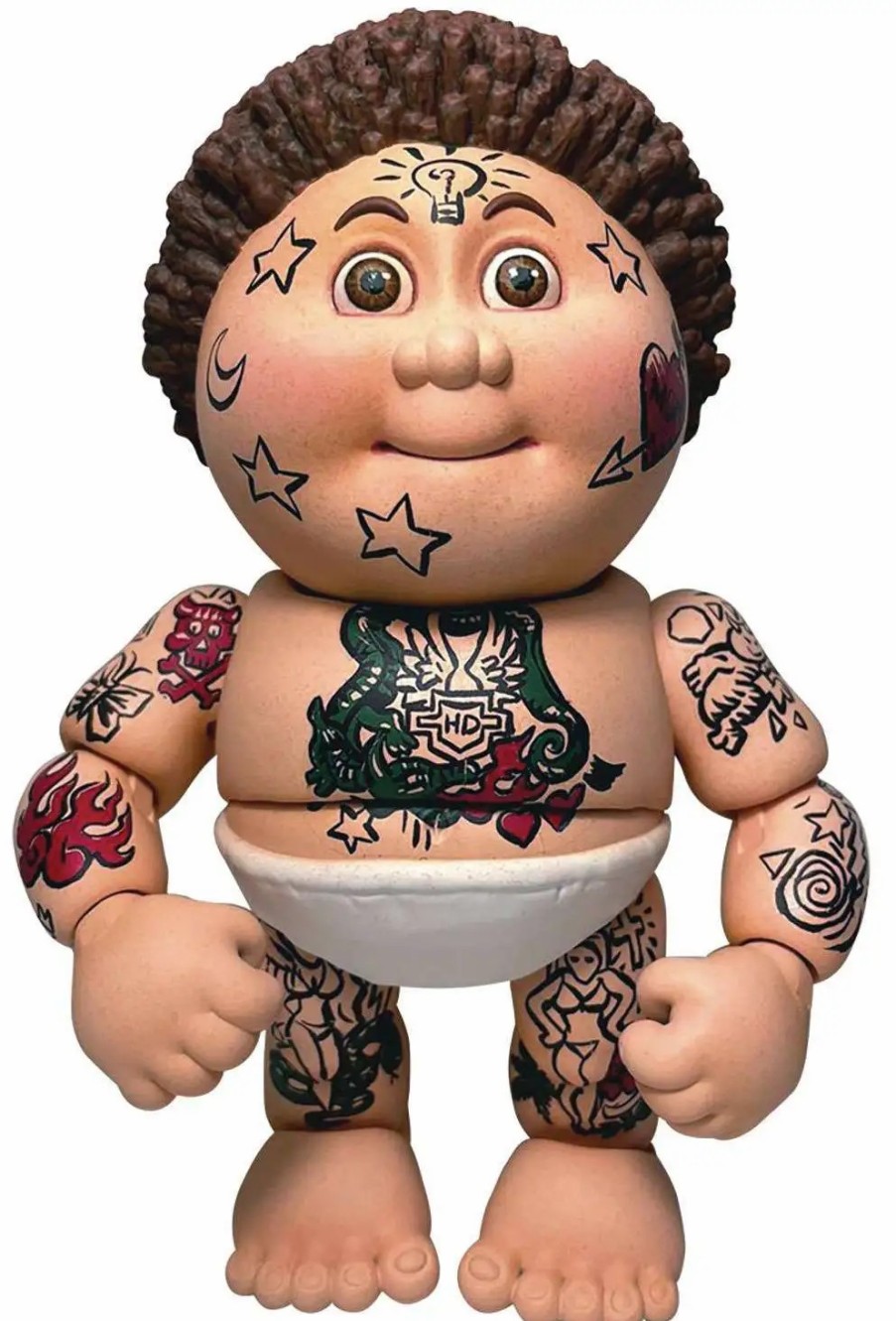 All Brands Premium DNA | Garbage Pail Kids Gpk Classics Wave 1 Tattoo Lou Action Figure (Pre-Order Ships March)