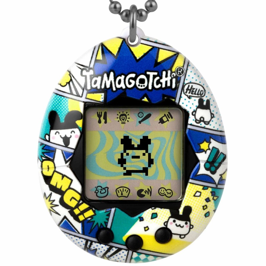 All Brands Bandai America | Tamagotchi Comic Book 1.5-Inch Virtual Pet Toy [Original Japanese Version]