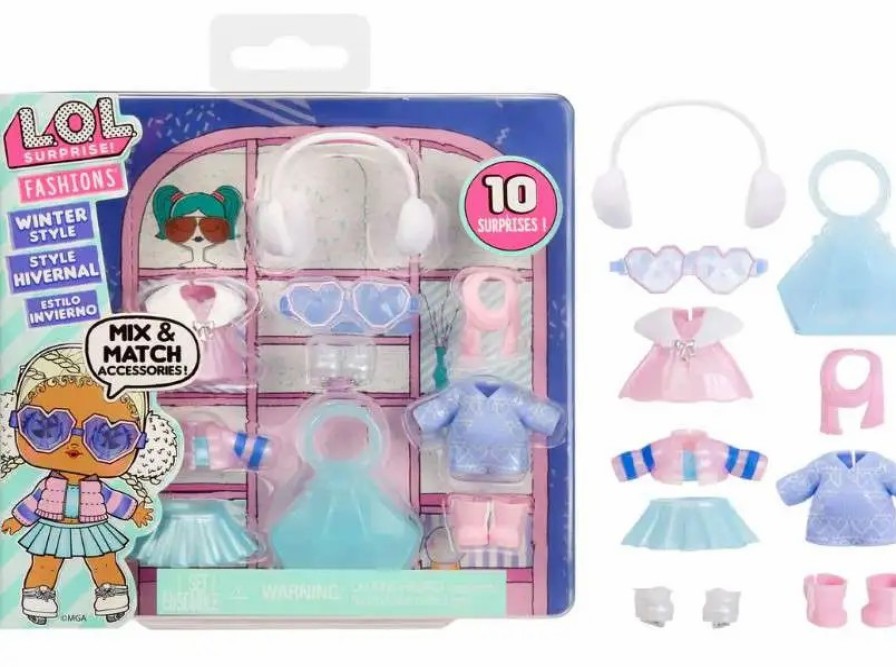 All Brands MGA Entertainment | Lol Surprise Fashions Winter Style Mini Doll Mix & Match Accessories Pack [10 Surprises!]