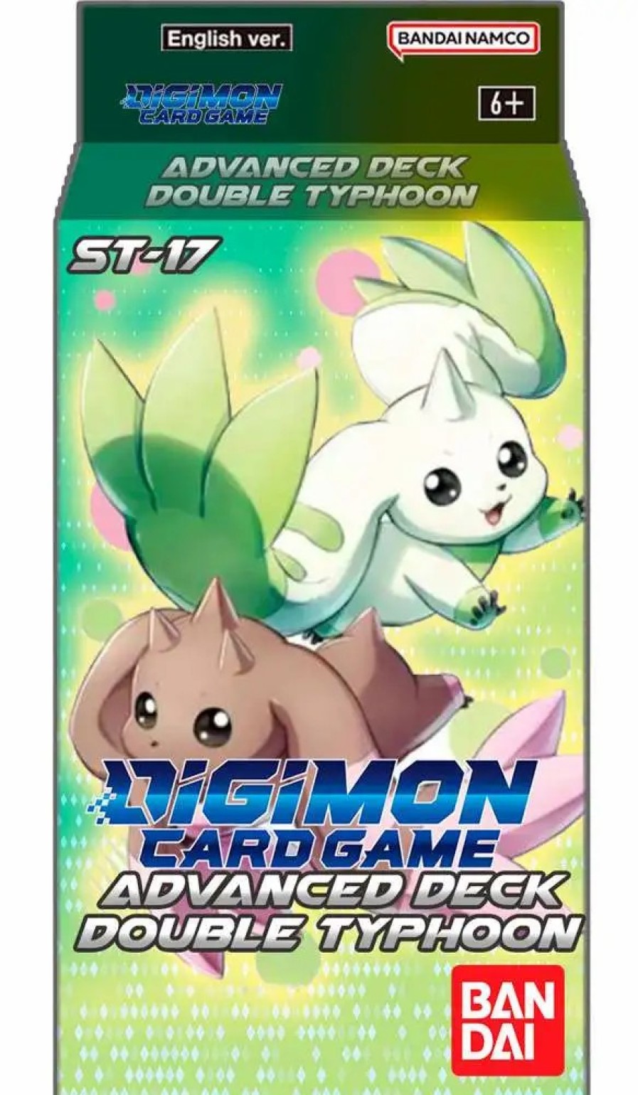 All Brands Bandai | Digimon Trading Card Game Double Typhoon Advanced Starter Deck St-17 [65 Cards] (Pre-Order Ships March)